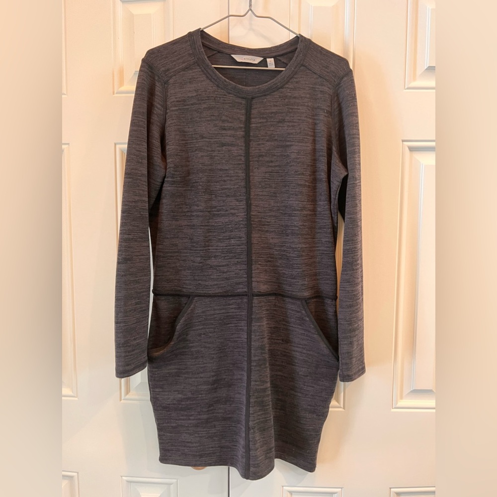Athleta Gray Sweater Dress size S